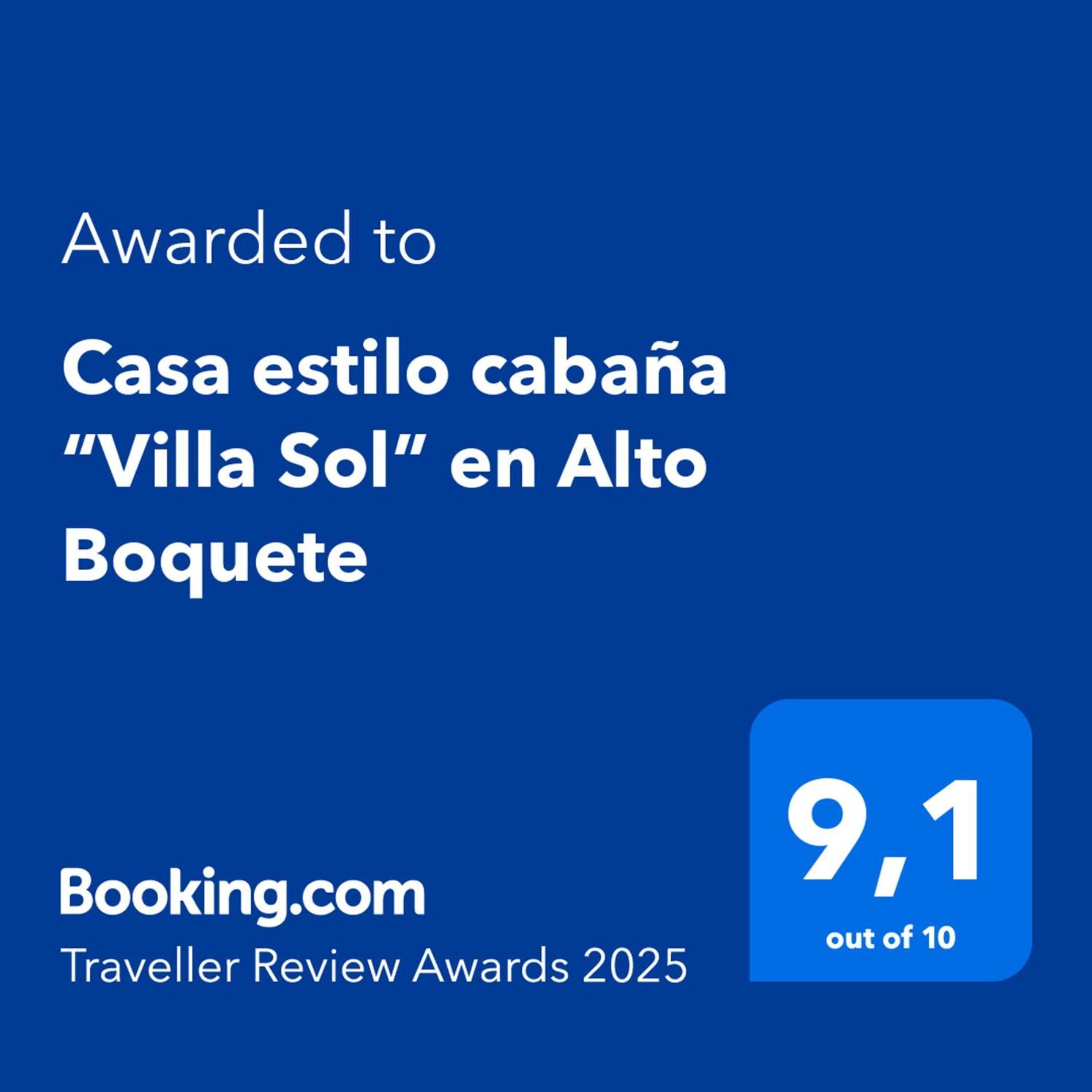 Casa Estilo Cabana “Villa Sol” En Alto 下博克特 外观 照片